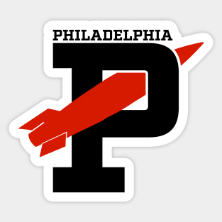 Defunct Philadelphia Rockets Hockey 1949 Sticker